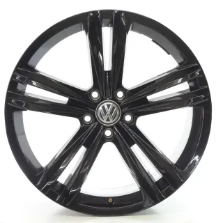 VW Tiguan Allspace R-Line Alufelgensatz Sebring Schwarz 8,5Jx19 ET38 5NN601025R - Bild 4