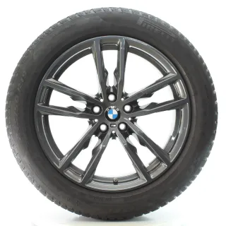 BMW X3 G01 X4 G02 Winterräder Doppelspeiche 698 M Pirelli 245/50R19 105V 8093921 - Bild 1
