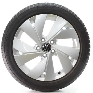 VW Golf 8 VIII CD1 Winterräder Belmont Bridgestone 205/50R17 DOT25 5H0601025B - Bild 2