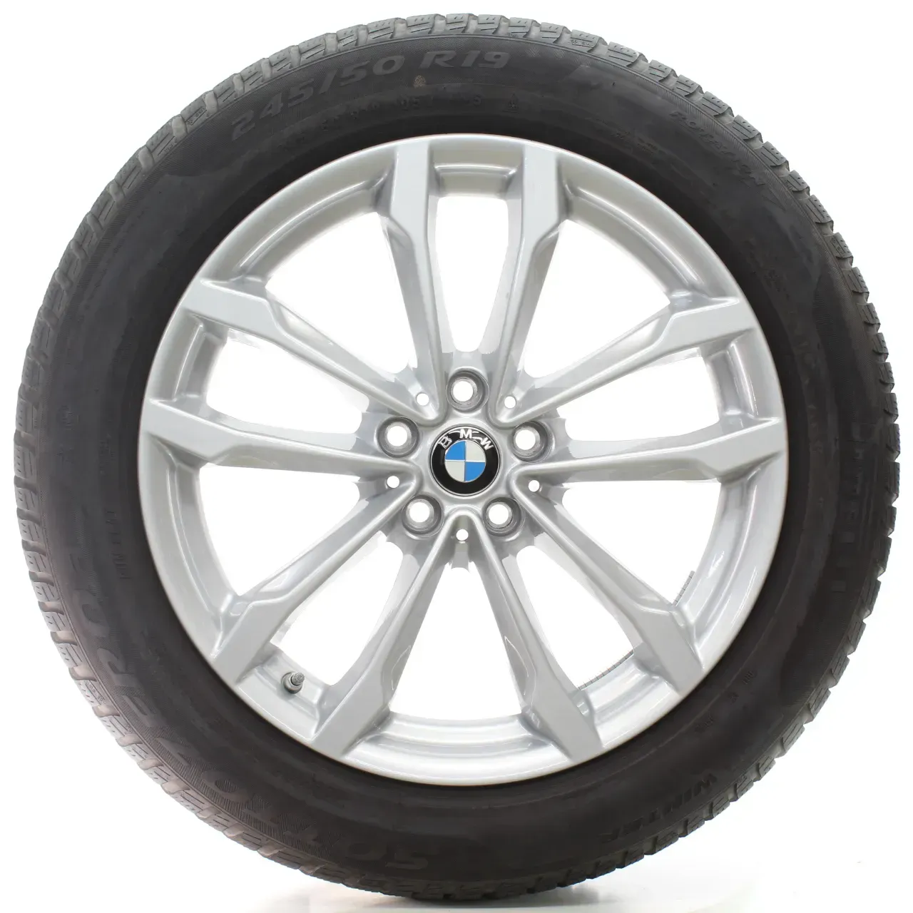 BMW X3 G01 X4 G02 Winterräder V-Speiche 691 Pirelli 245/50R19 DOT24 36116877325 - Bild 1