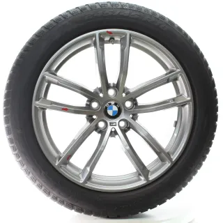 BMW 5er G30 G31 Winterräder M Doppelspeiche 662 Pirelli 245/45R18 100V 8093405 - Bild 3