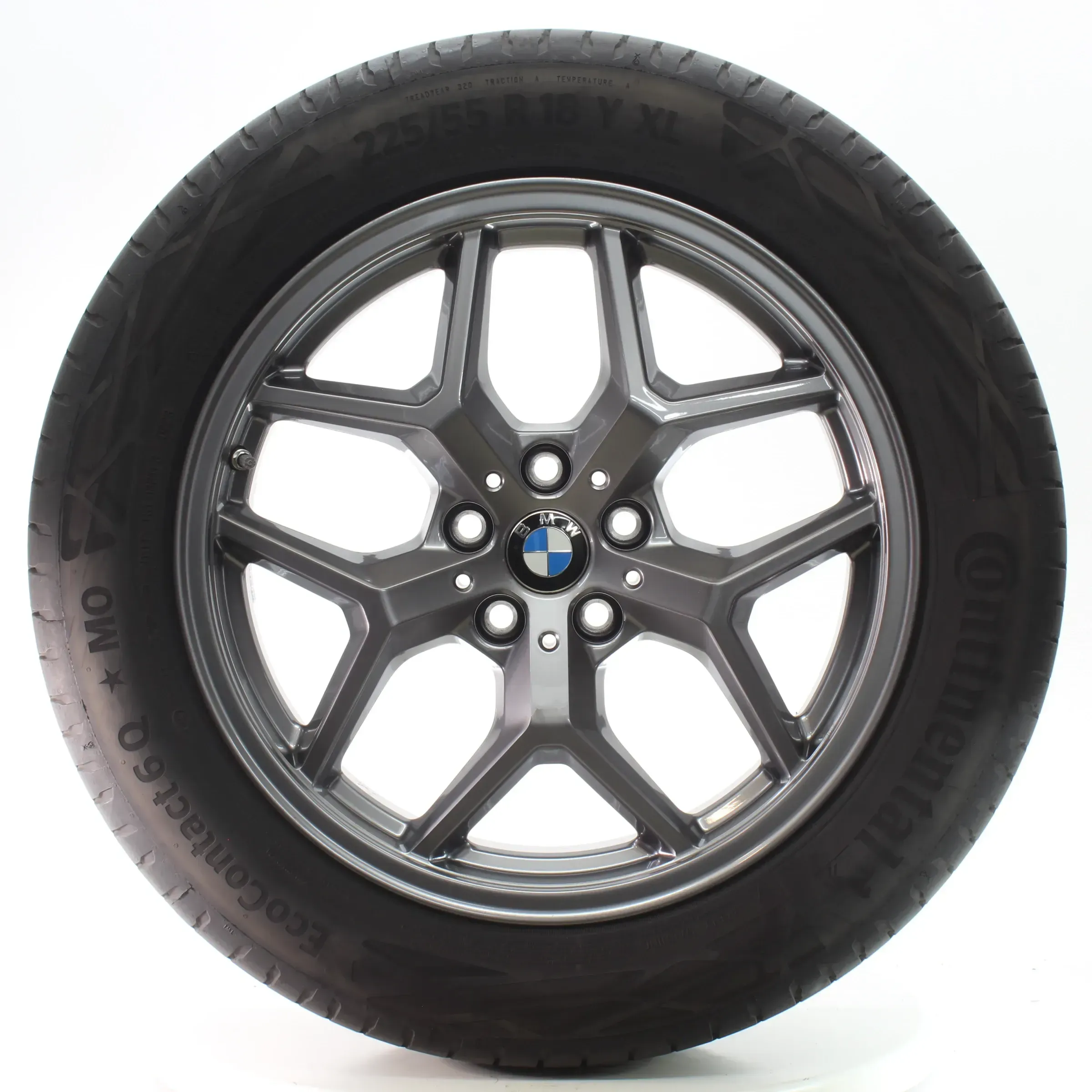 BMW 5er G60 G61 Sommerräder Y-Speiche 932 Vredestein 225/55R18 DOT24 5A324D5 - Bild 1