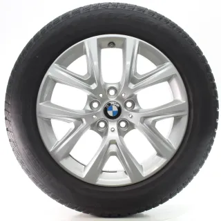 BMW X1 F48 X2 F39 Winterräder Y-Speiche 574 Silber 205/60R17 93H 6856076 - Bild 3