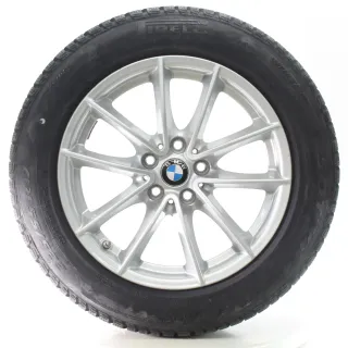 BMW 5er G30 G31 Winterräder V-Speiche 618 Pirelli 225/55R17 97H DOT25 6868217 - Bild 1
