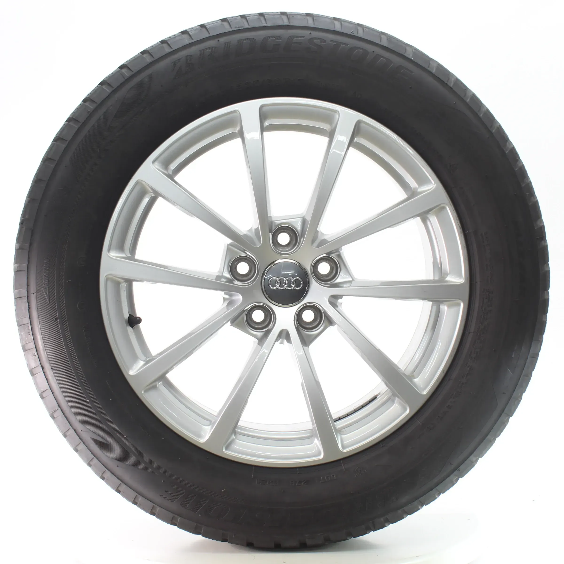 Audi A6 S6 F2 C8 Winterräder 10-Speichen Bridgestone 225/60R17 DOT24 4K0601025 - Bild 1