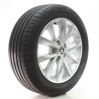 Skoda Octavia III 5E Sommerräder 5-Doppelspeichen 205/55R16 DOT23 5E0601025BJ - Bild 6