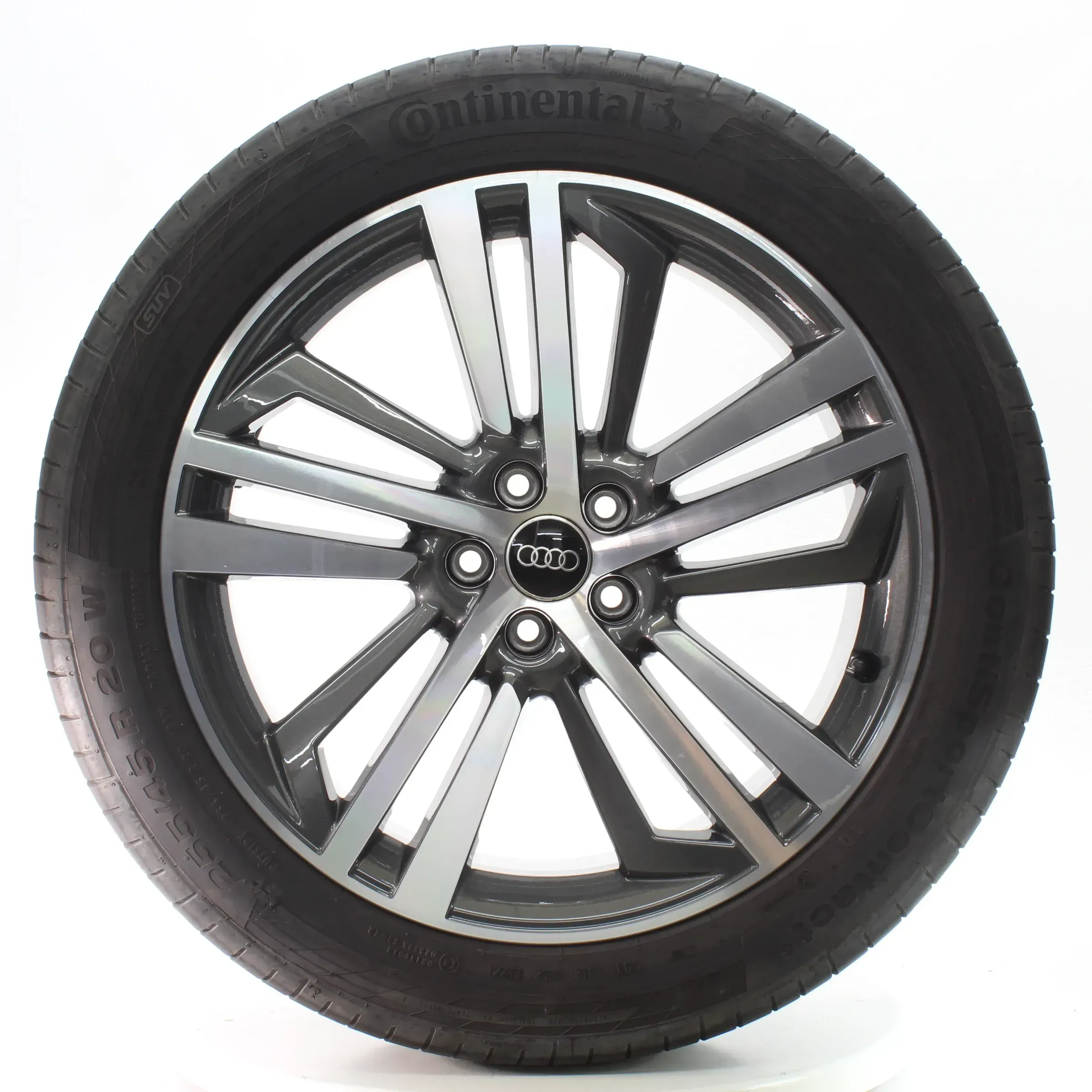 Audi Q5 SQ5 FY Sommerräder 5-Segmentspeichen Continental 255/45R20 80A601025AE - Bild 1