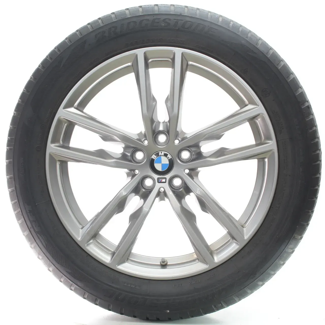 BMW X3 G01 X4 G02 Winterräder Doppelspeiche 698 M Bridgestone 245/50R19 8746987 - Bild 1