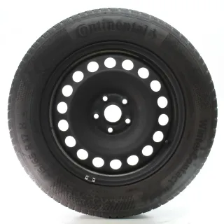 Audi Q3 F3 VW Tiguan AD1 Winterräder Stahl Conti 215/65R17 99H DOT24 5QF601027 - Bild 1