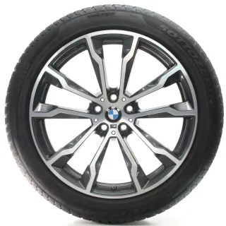 BMW X3 G01 X4 G02 Winterräder M Doppelspeiche 699 245/45-275/40R20 8010268-9 - Bild 1