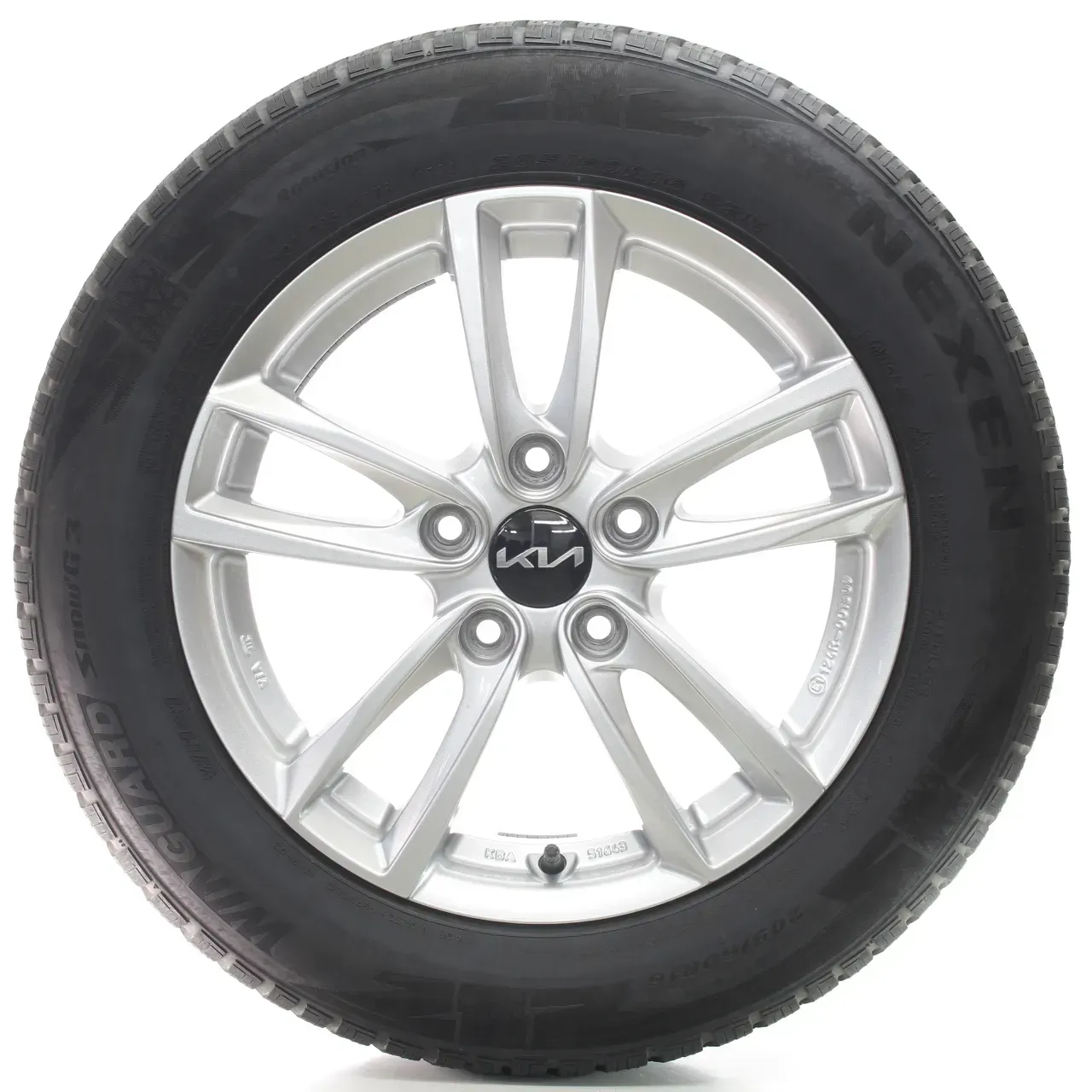 KIA Niro II SG2 Winterräder 5 Doppelspeichen Nexen 205/60R16 92H DOT22 KBA51643 - Bild 1