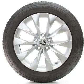 Skoda Superb IV NZ Winterräder Crystal Dunlop 215/55R17 98V DOT24 3P0601025AC - Bild 2