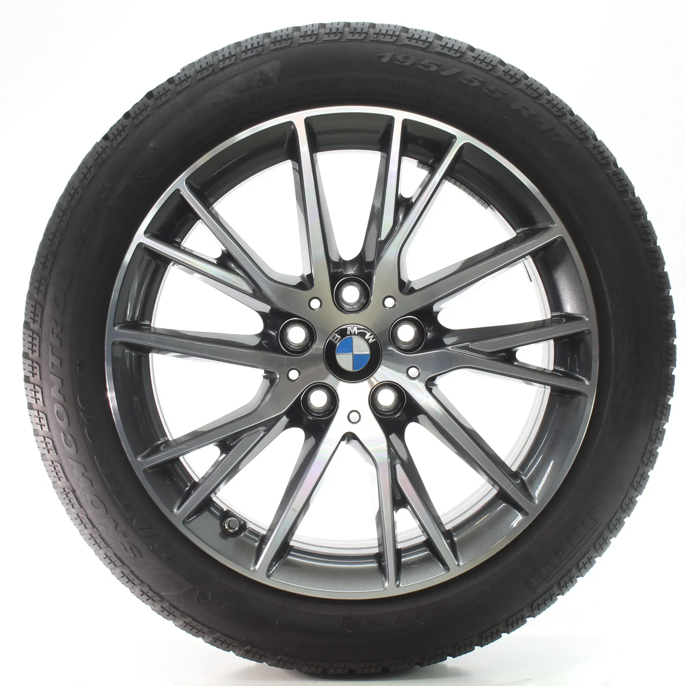 BMW 1er F40 2er F44 Winterräder Y-Speiche 489 Pirelli 195/55R17 92H 7849122 - Bild 1