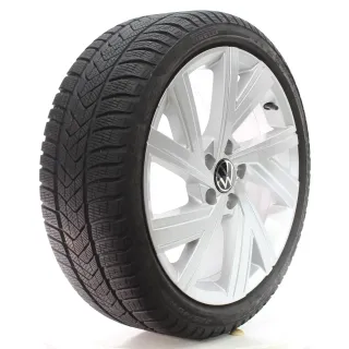 VW Golf 8 VIII GTD GTI R Winterräder Bergamo Pirelli 225/40R18 DOT25 5H0601025AB - Bild 6