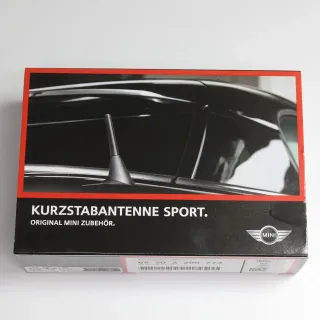 Original MINI Sport Antenne Stabantenne 83mm inkl. Adapter 65202296772 NEU - Bild 1