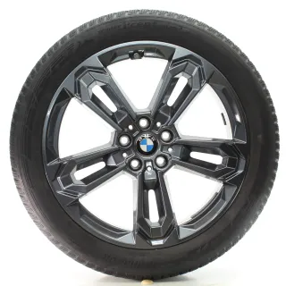 BMW X1 U11 X2 U10 Winterräder Doppelspeiche 1041 Hankook 195/55R19 DOT24 5A661A8 - Bild 1