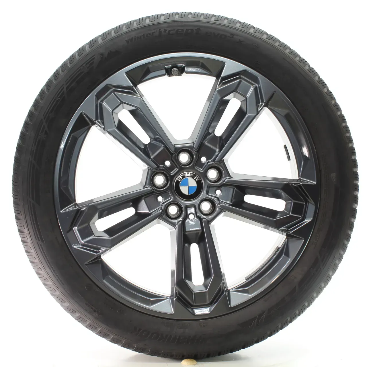 BMW X1 U11 X2 U10 Winterräder Doppelspeiche 1041 Hankook 195/55R19 DOT24 5A661A8 - Bild 1