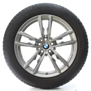 BMW X3 G01 X4 G02 Winterräder Doppelspeiche 698 M Pirelli 245/50R19 8746987 - Bild 2