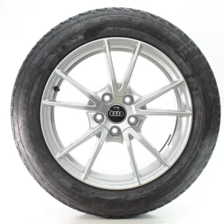Audi A5 S5 F5 Winterräder 5-Doppelspeichen Goodyear 215/55R17 DOT24 8B3601025A - Bild 2