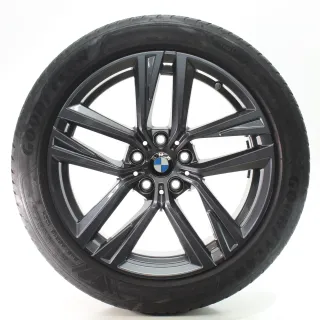 BMW 4er GC i4 G26 Winterräder Doppelspeiche 853 Goodyear 245/45R18 DOT23 6896768 - Bild 1