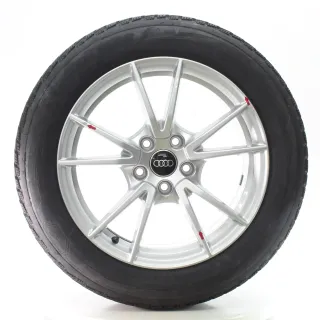 Audi A5 FU B10 Winterräder 5-Doppelspeichen Goodyear 215/55R17 DOT25 8B3601025A - Bild 3