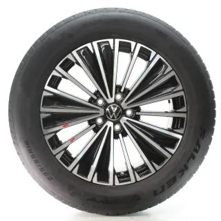 VW Tiguan CT1 Winterräder Napoli Schwarz Glanz Falken 235/55R18 DOT24 571601025K - Bild 2