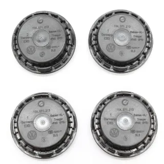 4x Original VW Dynamische Nabendeckel ID.3 4 5 Black/Chrome 60mm NEU 10A071213D - Bild 4