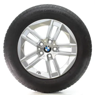 BMW 2er U06 Winterräder Doppelspeiche 186 Continental 205/65R16 DOT25 6888838 - Bild 2