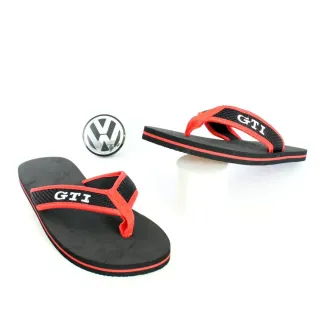 VW Original GTI Badesandalen Badeschuhe Badelatschen Golf Polo 5GV084350F 39-40 - Bild 3