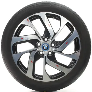 BMW I3 I01 Winterräder Turbinenstyling 428 Schwarz Bridgestone 155/70R19 6856894 - Bild 2