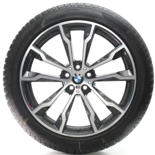 BMW X3 G01 X4 G02 Winterräder M Doppelspeiche 699 245/45-275/40R20 8010268-9 - Bild 4