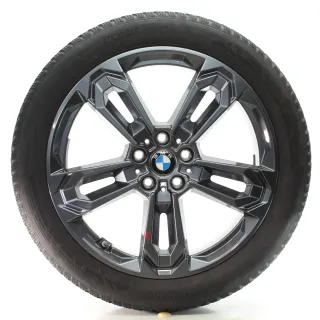 BMW X1 U11 X2 U10 Winterräder Doppelspeiche 1041 Hankook 195/55R19 DOT24 5A661A8 - Bild 4