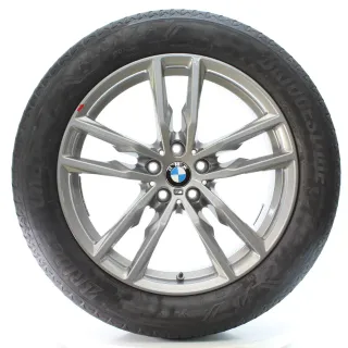 BMW X3 G01 X4 G02 Sommerräder Doppelspeiche 698 M Bridgestone 245/50R19 8746987 - Bild 3