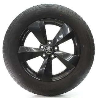 Skoda Kodiaq NS6 Winterräder 5-Arm-Rotor Schwarz 215/65R17 DOT25 565601025AA - Bild 1
