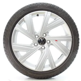 VW Golf 8 VIII GTD GTI R Winterräder Bergamo Pirelli 225/40R18 DOT25 5H0601025AB - Bild 4
