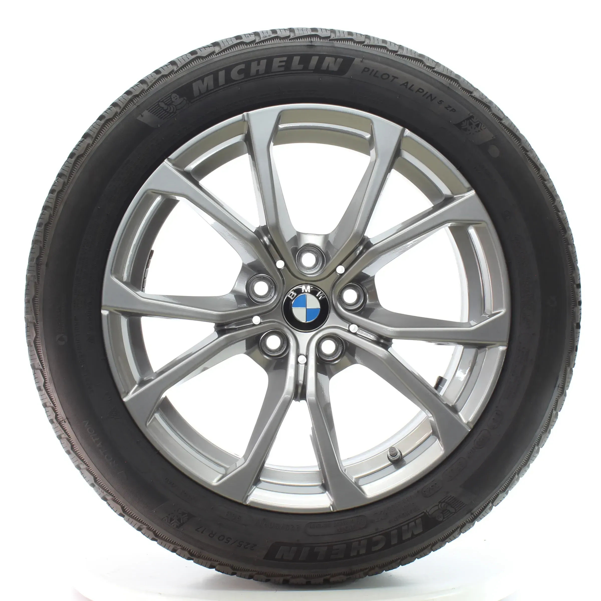 BMW 3er G20 G21 Winterräder V-Speiche 776 Michelin 225/50R17 98H DOT25 6883518 - Bild 1