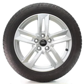 Audi A4 S4 8W Winterräder 5-Parallelspeichen Dunlop 225/50R17 DOT24 8W0601025P - Bild 1