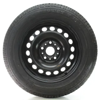 VW Golf 7 5G Seat Leon Winterräder Stahl Semperit 195/65R15 91T 5Q0601027BA/AT - Bild 1
