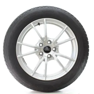 Audi A5 FU B10 Winterräder 5-Doppelspeichen Goodyear 215/55R17 8B3601025A DOT24 - Bild 2
