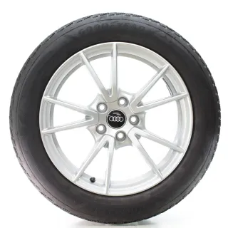 Audi A5 FU B10 Winterräder 5-Doppelspeichen Goodyear 215/55R17 DOT24 8B3601025A - Bild 1