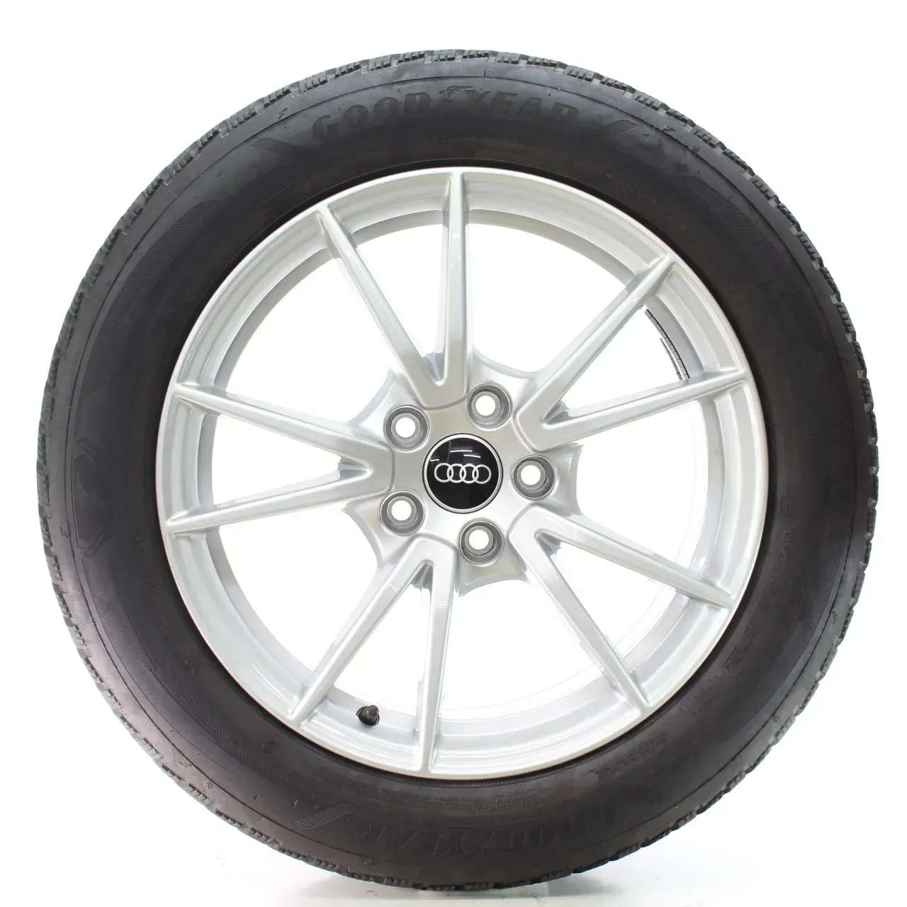 Audi A5 FU B10 Winterräder 5-Doppelspeichen Goodyear 215/55R17 DOT24 8B3601025A - Bild 1