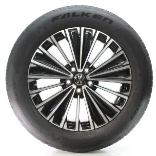 VW Tiguan CT1 Winterräder Napoli Schwarz Glanz Falken 235/55R18 DOT24 571601025K - Bild 4