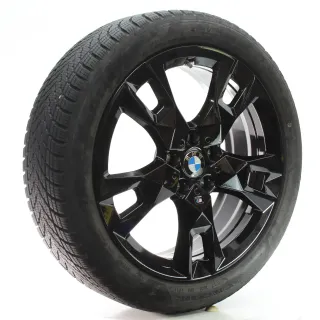 BMW 1er F70 Winterräder M Sternspeiche 968 Goodyear 195/50R18 93H DOT24 5A45271 - Bild 6