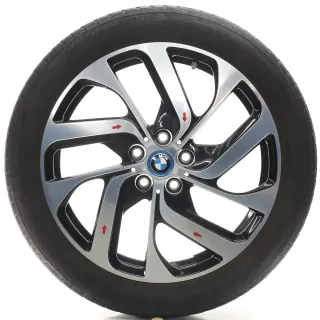 BMW I3 I01 Winterräder Turbinenstyling 428 Schwarz Bridgestone 155/70R19 6856894 - Bild 4