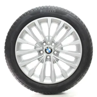 BMW 5er G30 G31 Winterräder W-Speiche 632 Pirelli 245/45R18 100V XL 6863418 - Bild 1