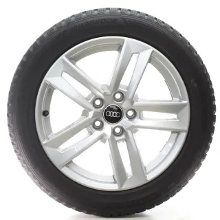 Audi A4 S4 8W Winterräder 5-Parallelspeichen Hankook 225/50R17 DOT25 8W0601025P - Bild 4