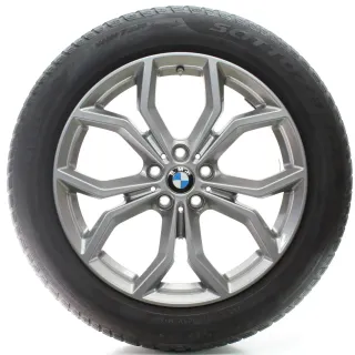 BMW X3 G01 X4 G02 Winterräder Y-Speiche 694 Pirelli 245/50R19 DOT22 6877328 - Bild 1