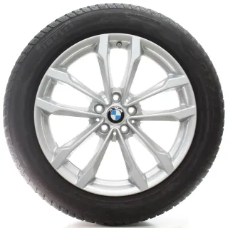 BMW X3 G01 X4 G02 Winterräder V-Speiche 691 Pirelli 245/50R19 DOT24 36116877325 - Bild 2