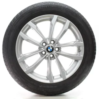 BMW X3 F97 X4 F98 Winterräder V-Speiche 691 Bridgestone 245/50R19 36116877325 - Bild 3