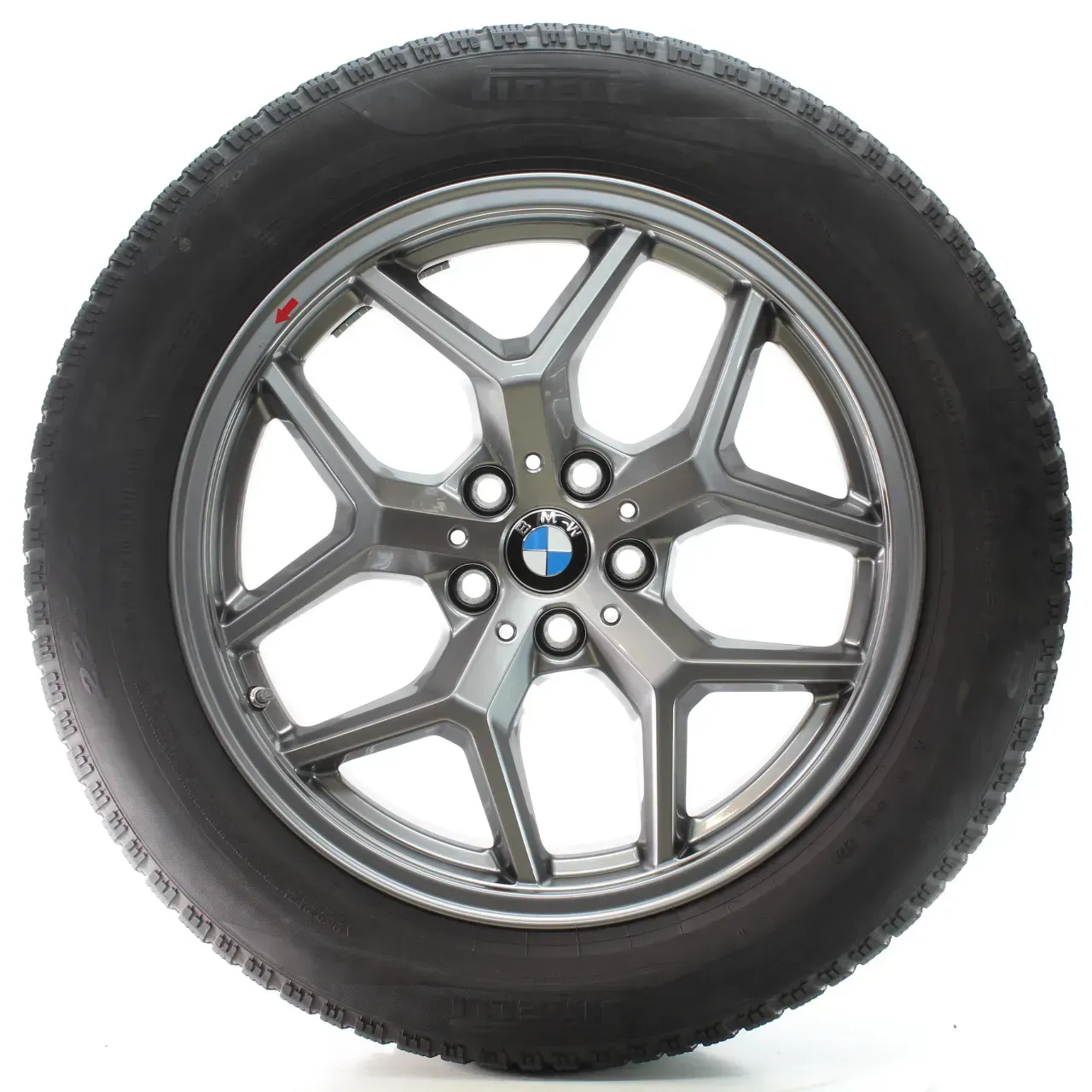 BMW 5er G60 G61 Winterräder Y-Speiche 932 Pirelli 225/55R18 102H DOT24 5A324D5 - Bild 1